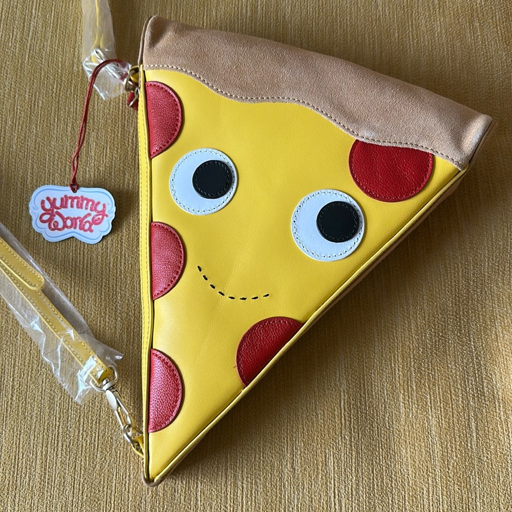 Kidrobot Yummy World Pizza Slice Bag Clutch